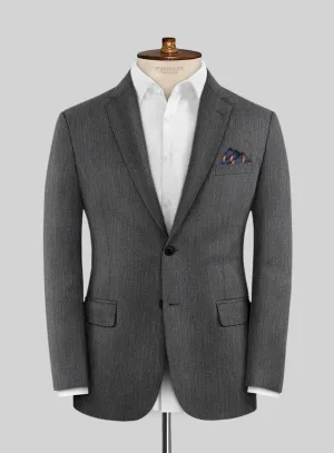 Napolean English Charcoal Wool Jacket