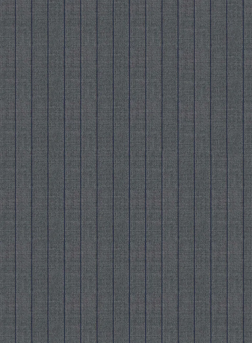 Napolean Kara Stripe Gray Wool Pants