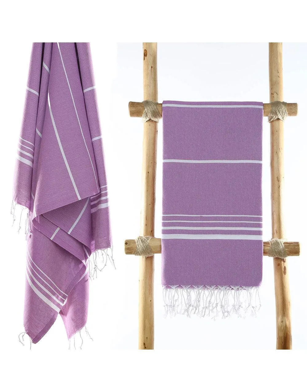Narrow Stripe Turkish Beach Towel