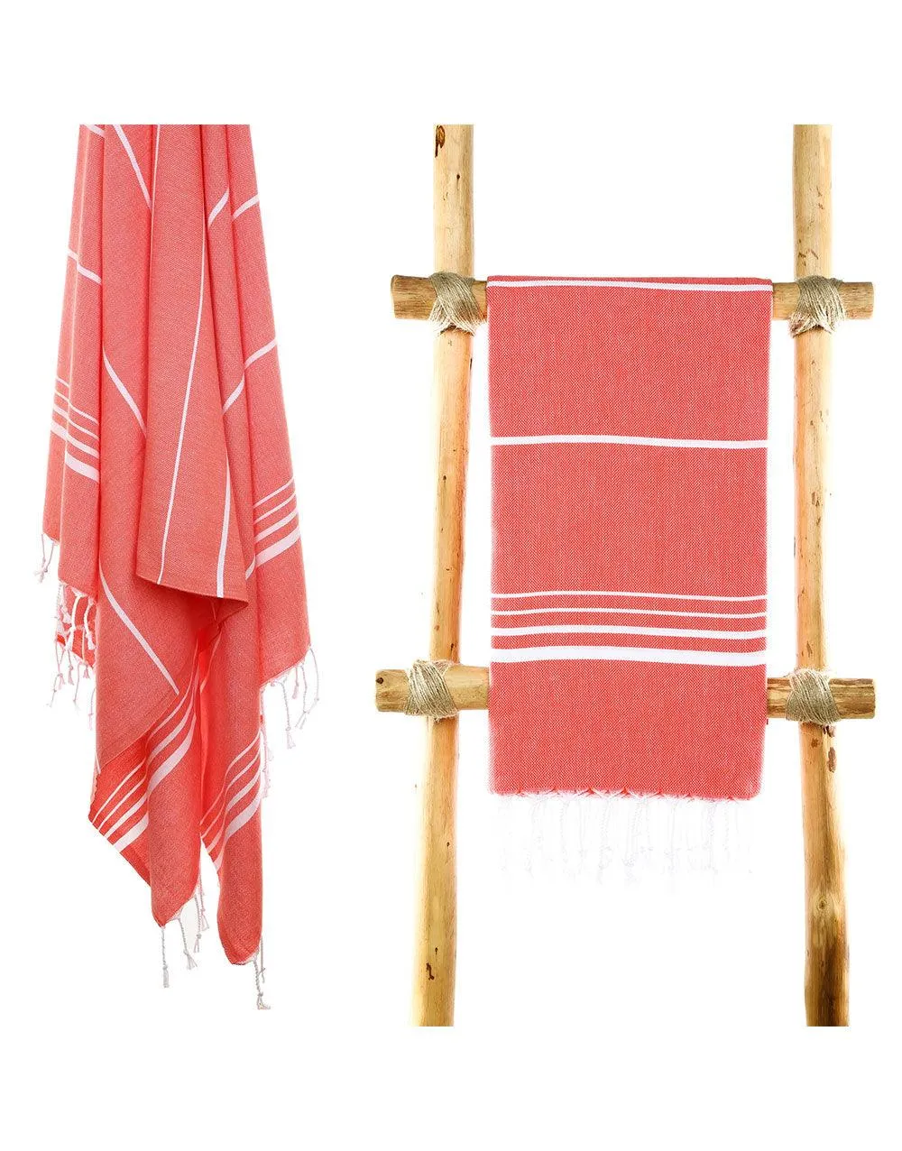 Narrow Stripe Turkish Beach Towel