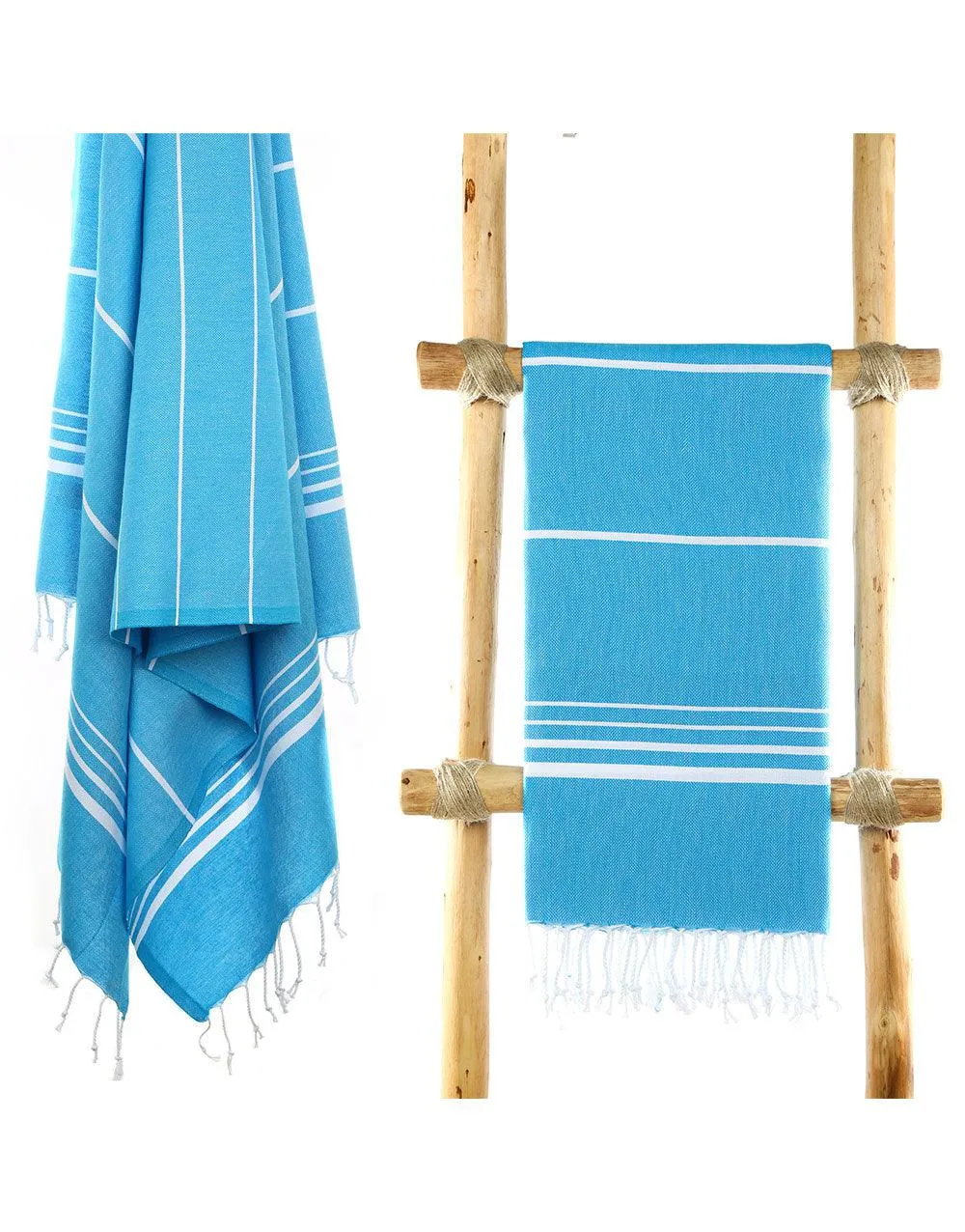 Narrow Stripe Turkish Beach Towel
