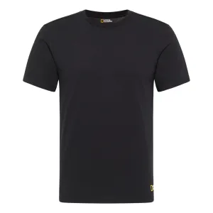 National Geographic Men&#x27;s Crew Neck Tee Black | Buy National Geographic Men&#x27;s Crew Neck Tee Black here | Outnorth