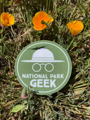 National Park Geek Gear Repair Patch by Noso - green (includes US shipping via USPS only)