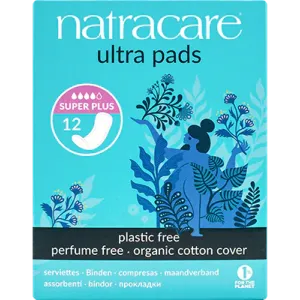 Natracare Super Plus Period Pads 12s