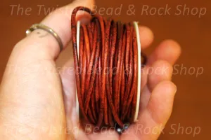 Natural Antique Brown Leather