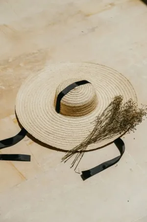 Natural Wide Brim Hat | Handmade in Bali