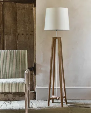 NATURAL WOOD | CROSS FLOOR LAMP