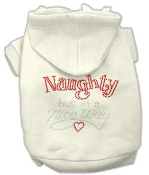 Naughty But Nice Hoodies Cream XS (8)