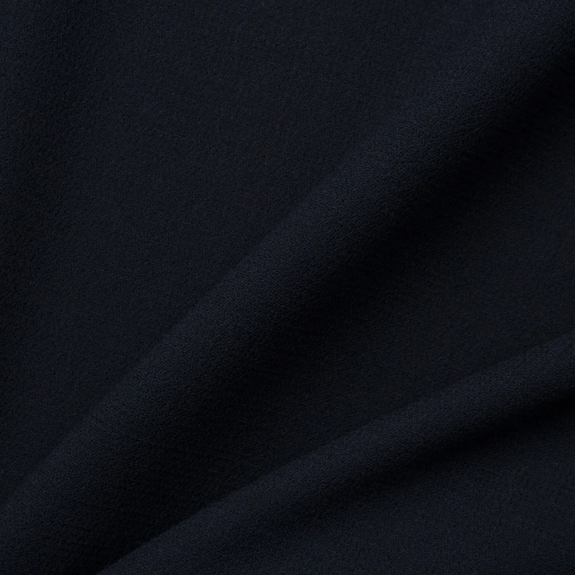 Navy Double Wool Crêpe