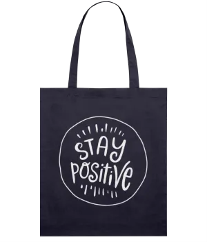 Navy Light Tote Bag - Stay positive