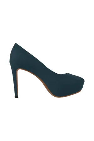 Navy Women's High Heels