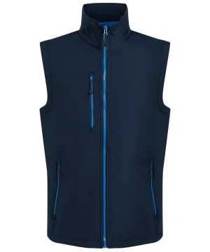 Navy/French Blue - Navigate 2-layer softshell bodywarmer