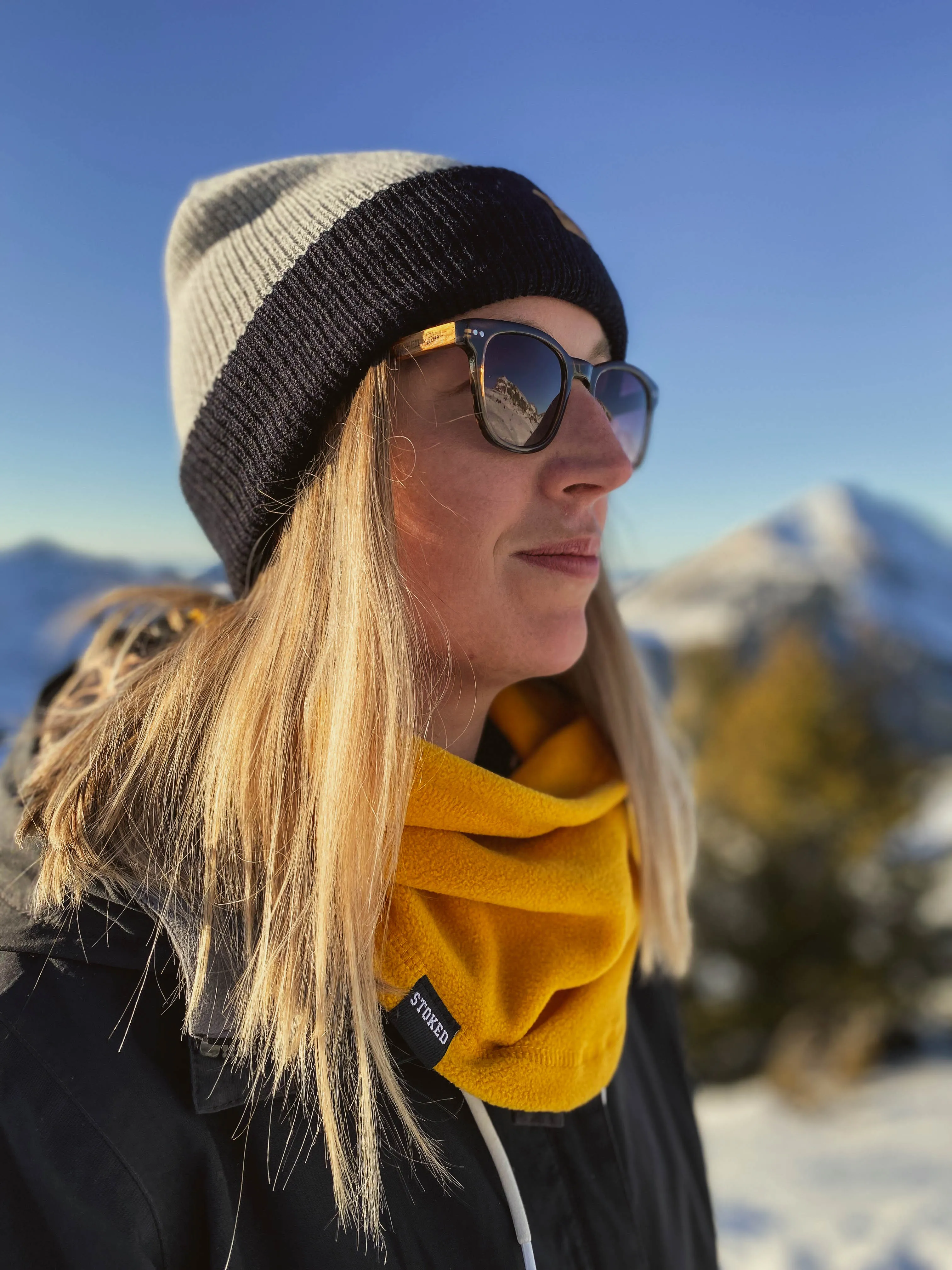 Neck Fleece French Navy
