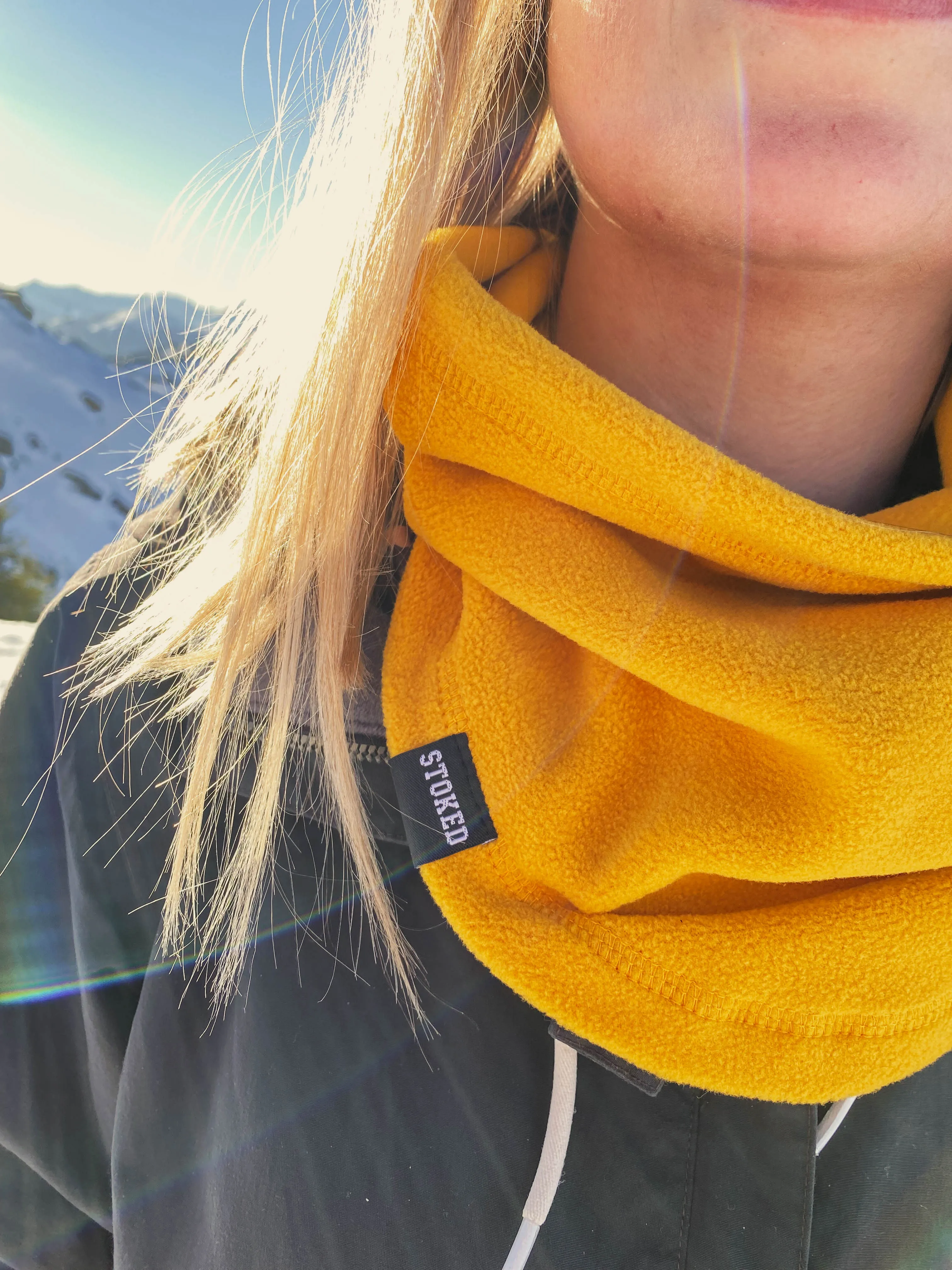 Neck Fleece French Navy