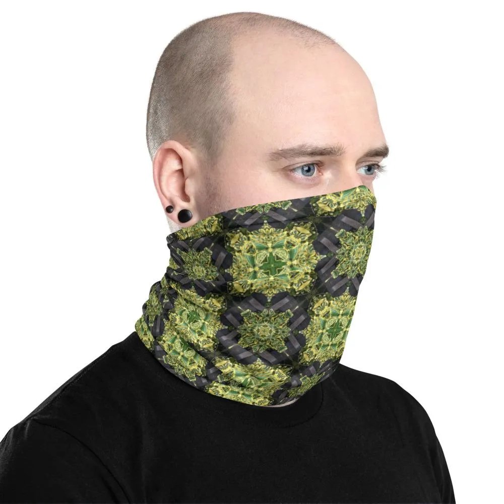Neck Gaiter Green Beads Designed by Robert Bowen