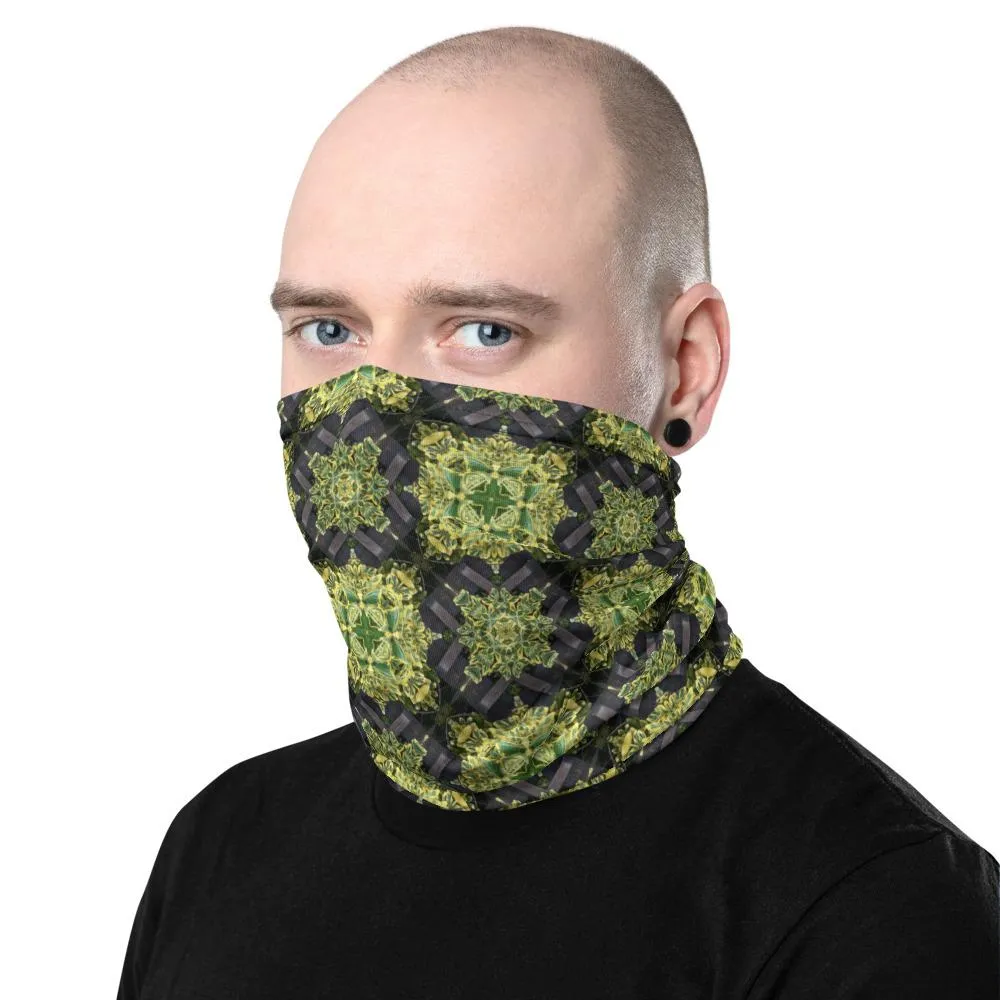 Neck Gaiter Green Beads Designed by Robert Bowen