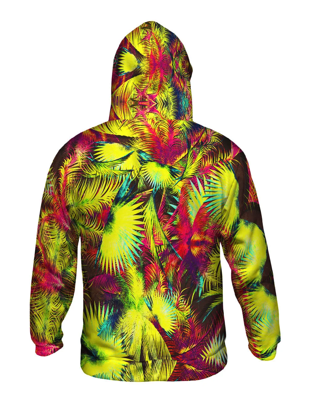 Neon Purple Lime Palm Jungle