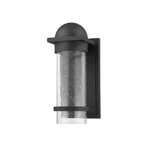 NERO 10 in. LED Outdoor Wall Sconce Textured Black Finish