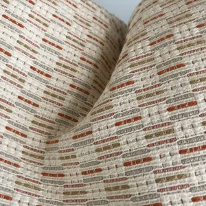 Neutral Rust Textured Woven King Sham Cover 21x37
