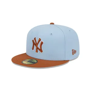 New Era 59Fifty MLB Game Day 2024 2-Tone New York Yankees Pastel Blue