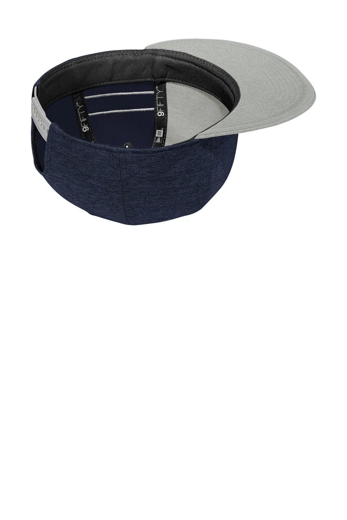 New Era Shadow Heather Striped Flat Bill Snapback Cap NE408