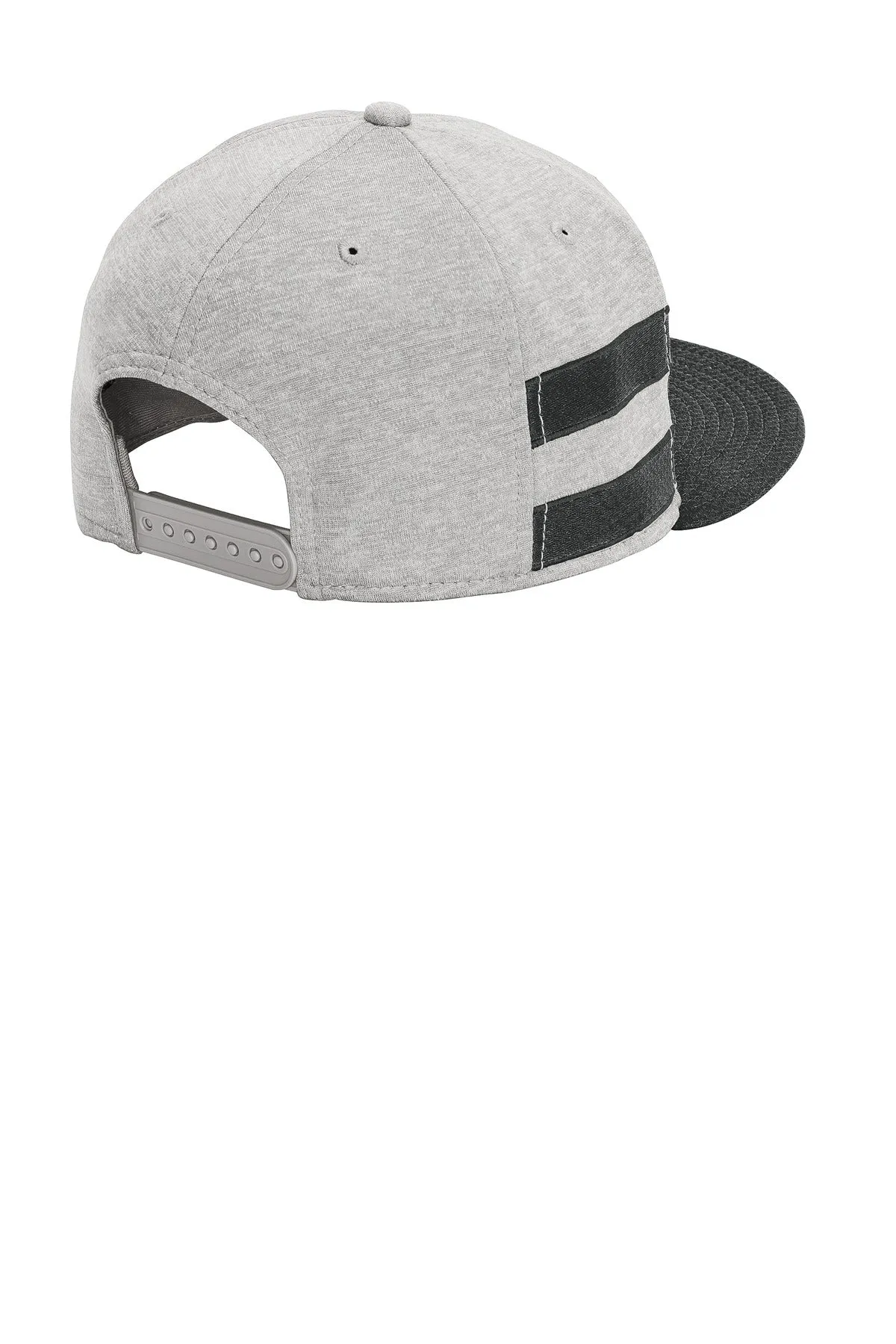 New Era Shadow Heather Striped Flat Bill Snapback Cap NE408