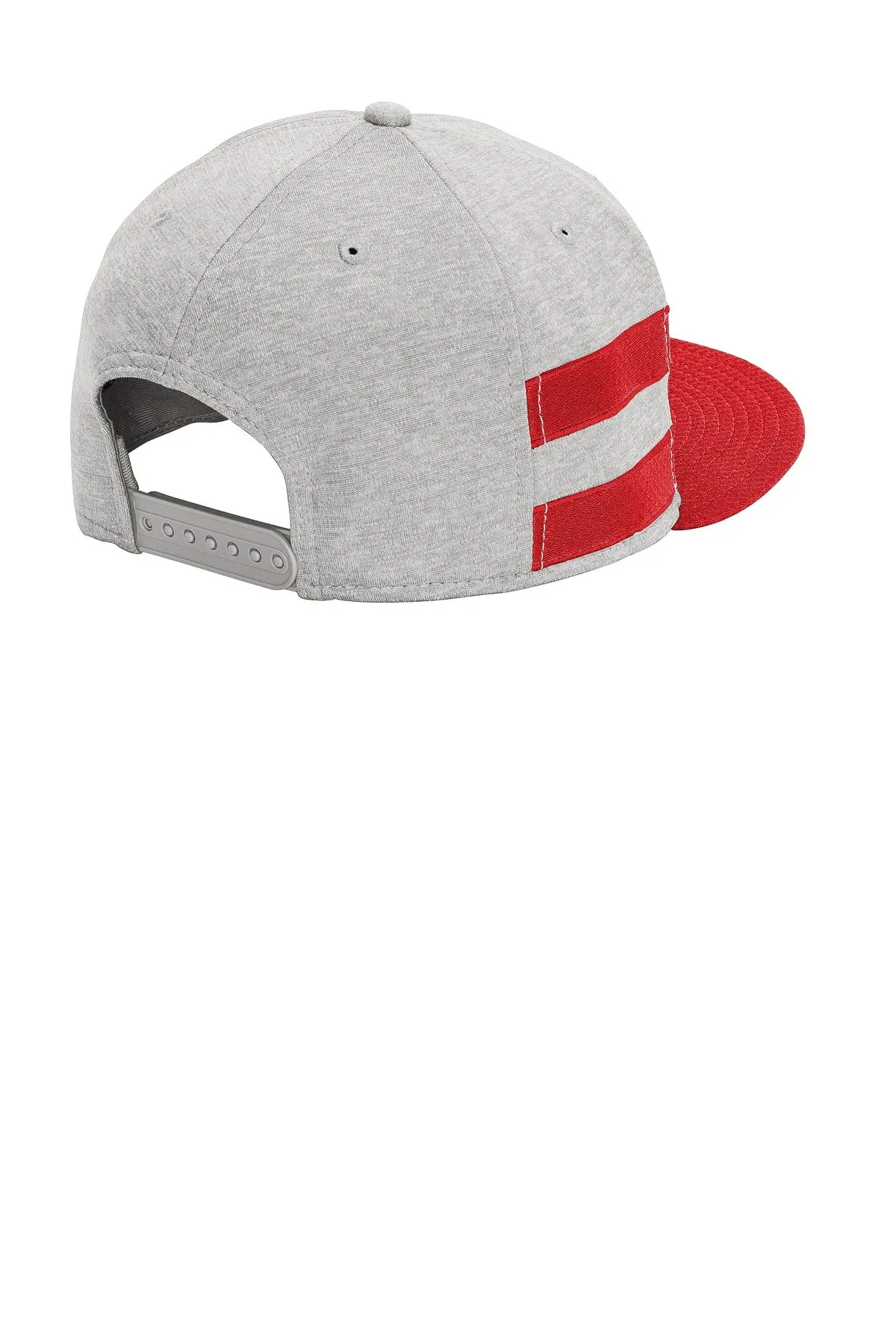 New Era Shadow Heather Striped Flat Bill Snapback Cap NE408