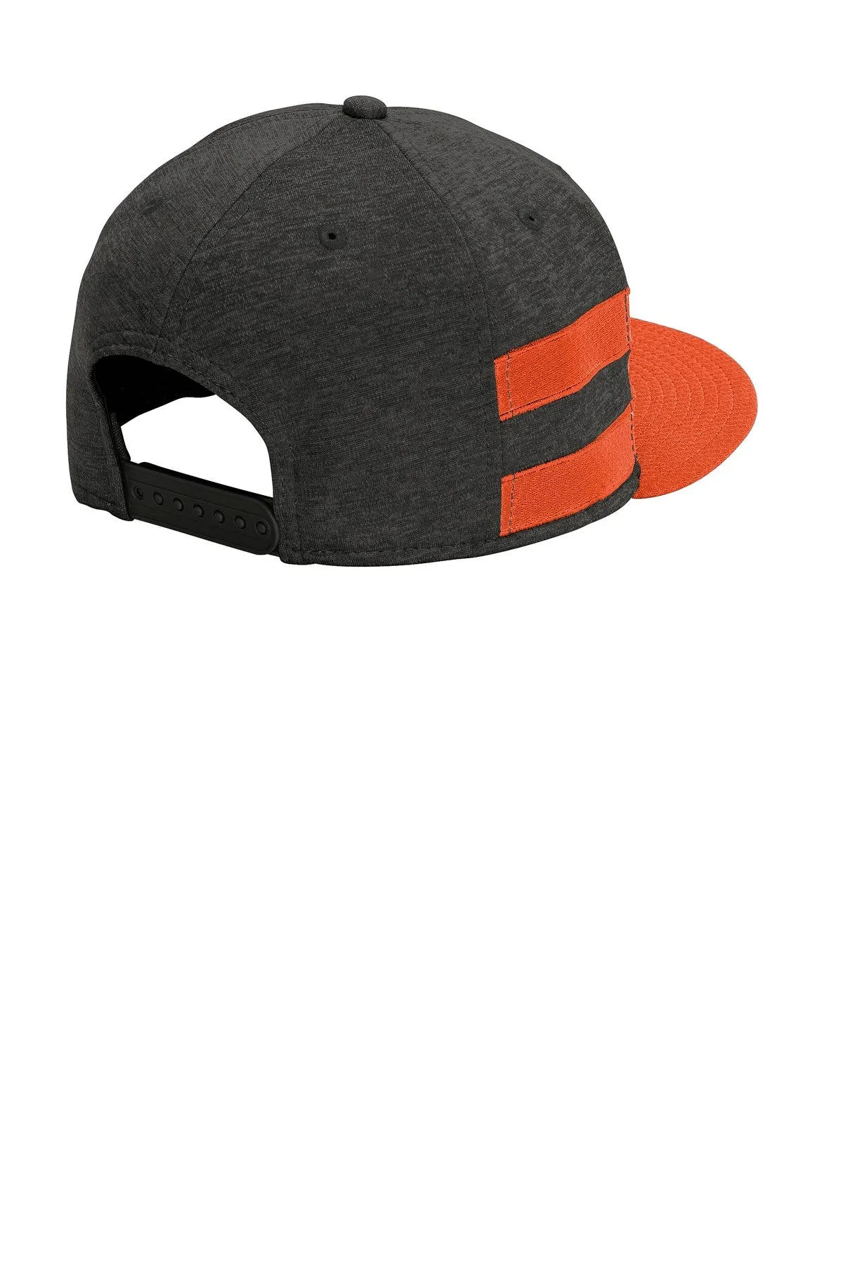 New Era Shadow Heather Striped Flat Bill Snapback Cap NE408