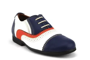 New Toddler Boys I-355 Formal Tuxedo Cap Toe Dress Shoes