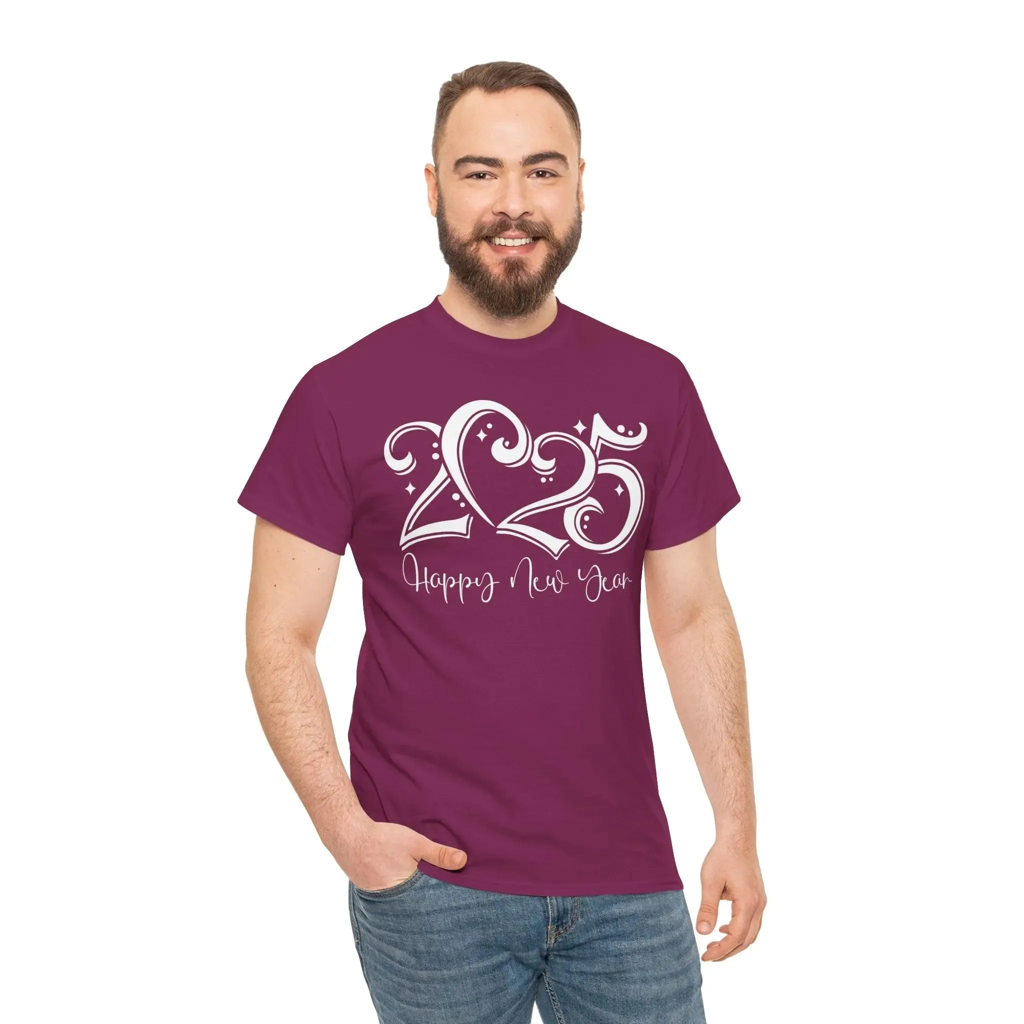 New Years 2025 Cotton Unisex T-shirt