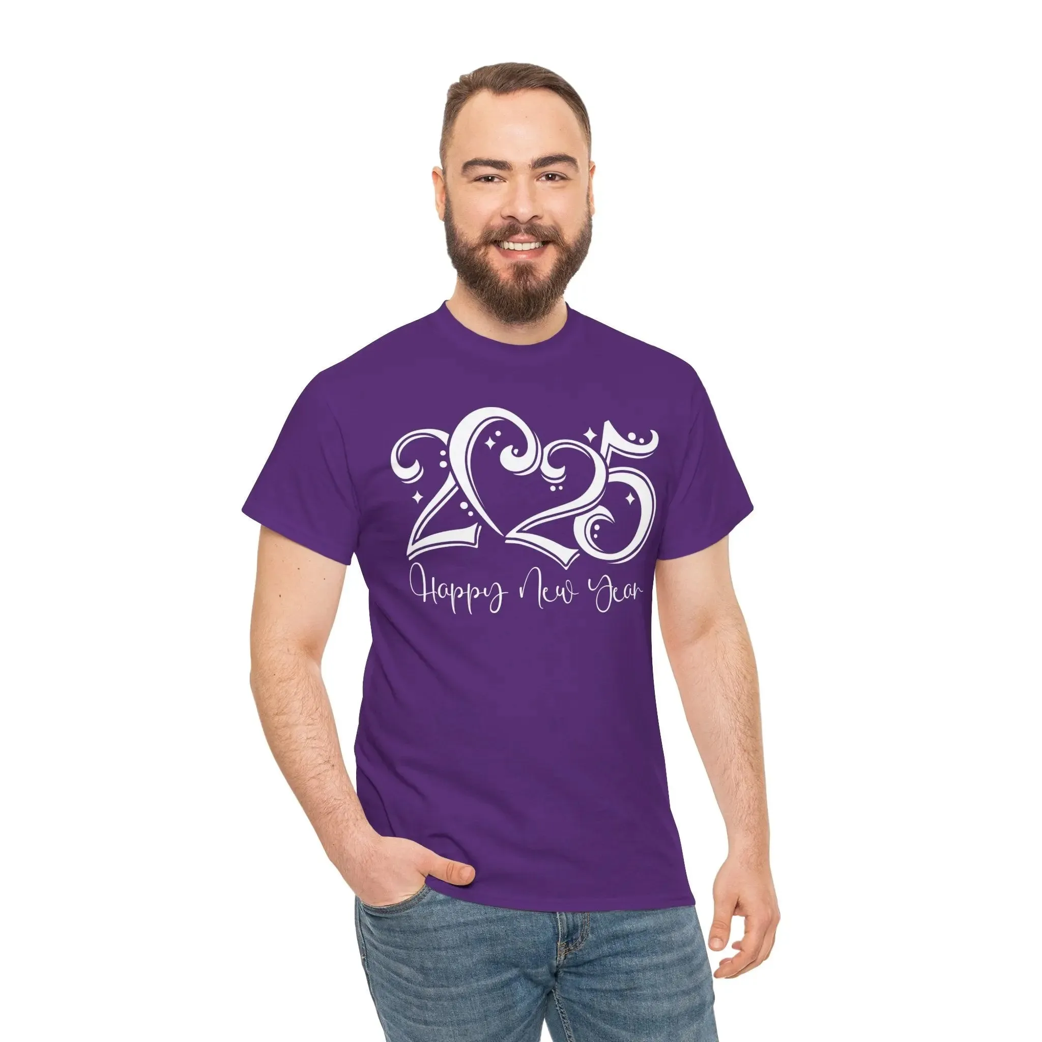New Years 2025 Cotton Unisex T-shirt