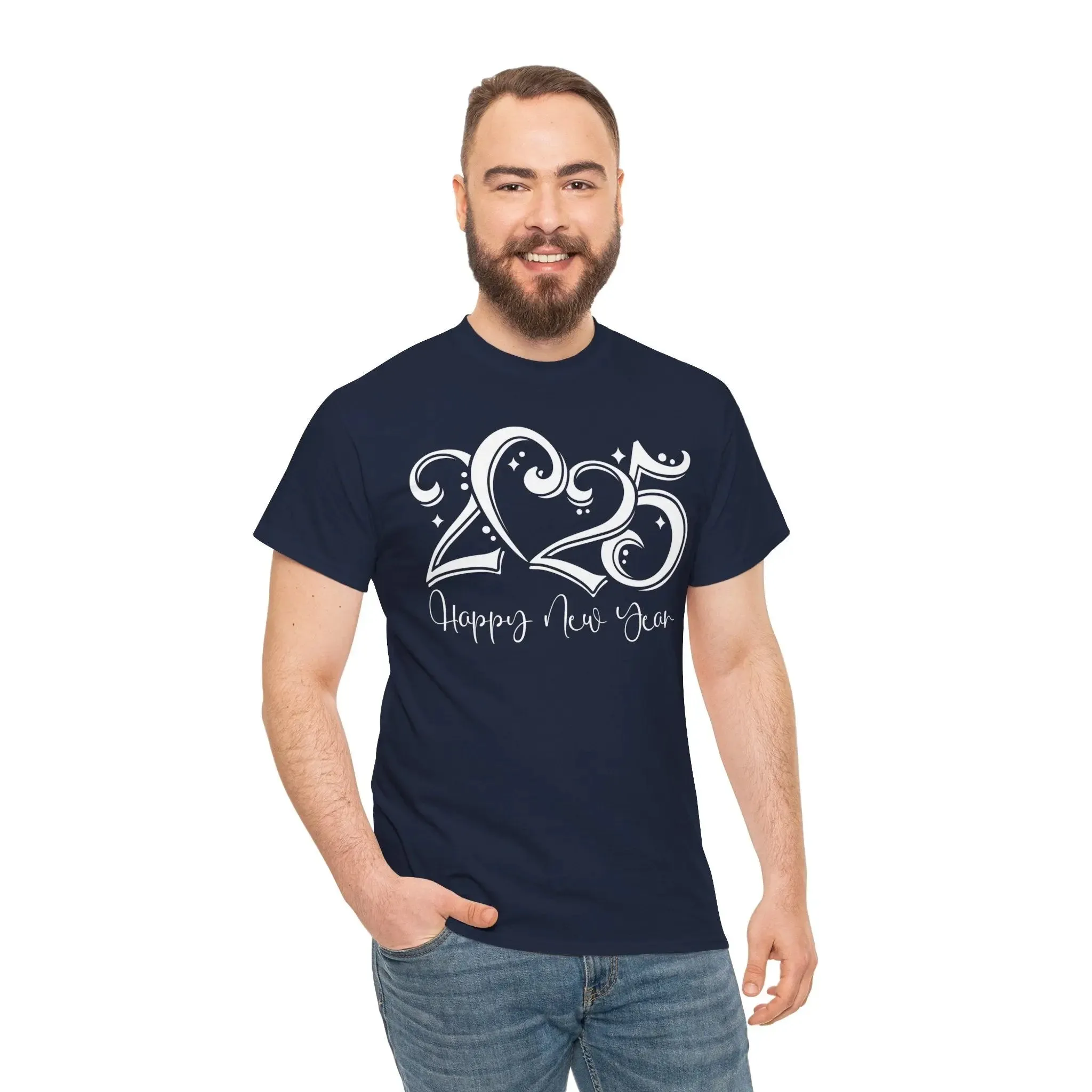 New Years 2025 Cotton Unisex T-shirt