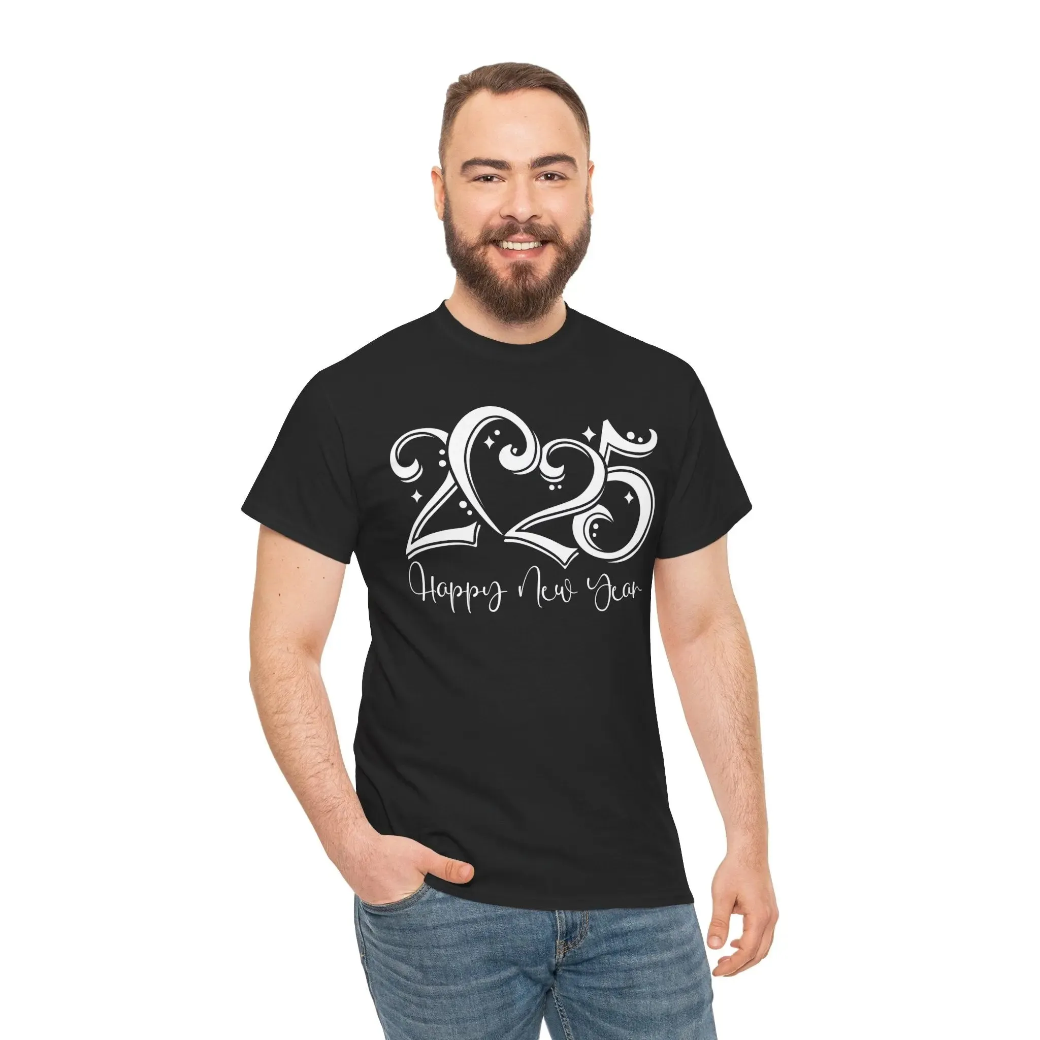 New Years 2025 Cotton Unisex T-shirt