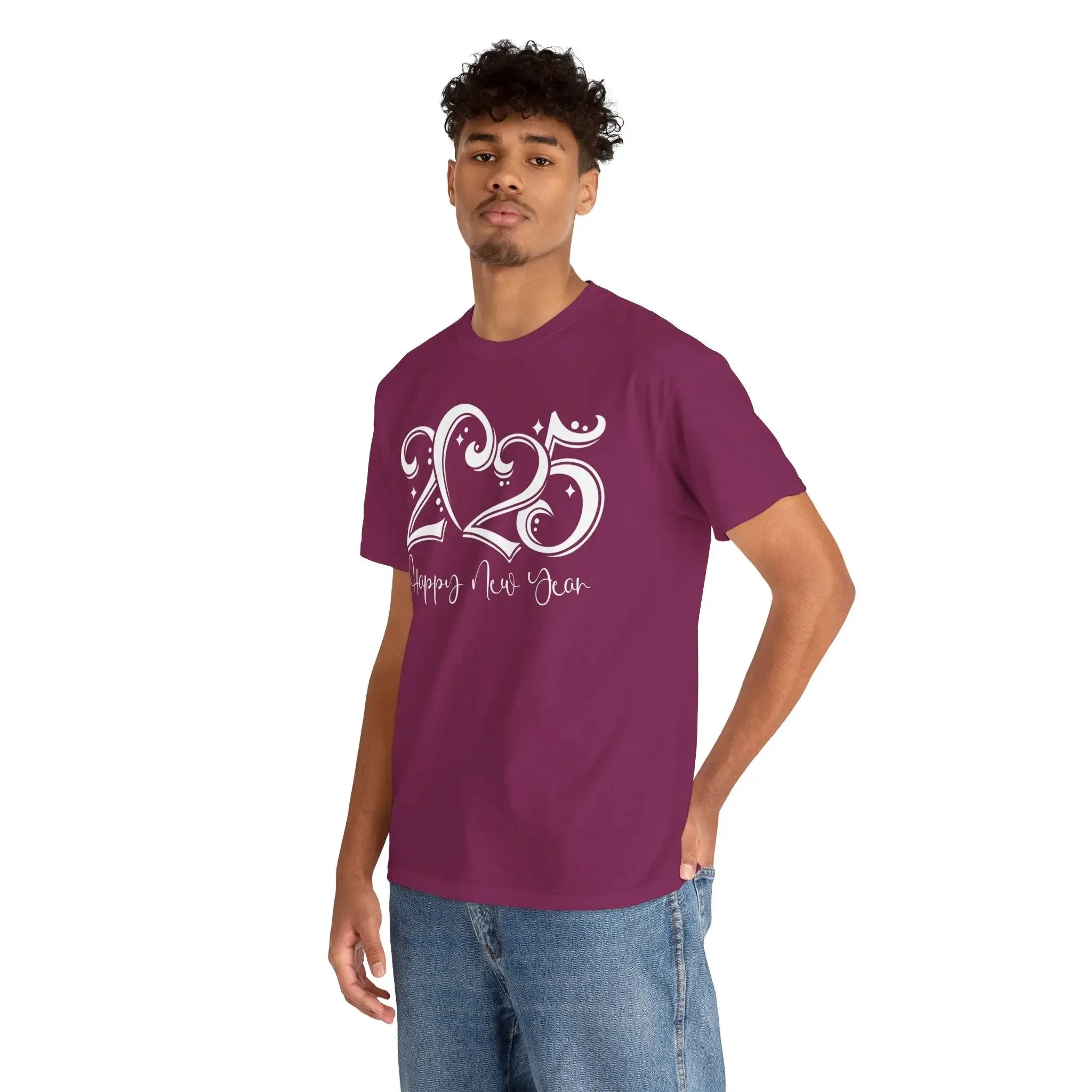 New Years 2025 Cotton Unisex T-shirt