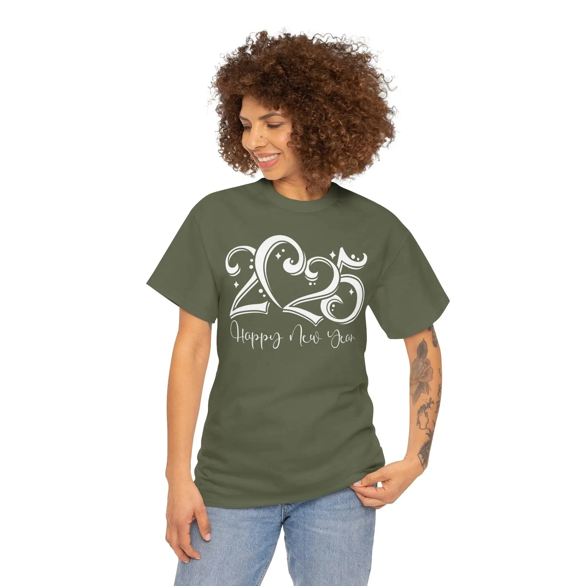 New Years 2025 Cotton Unisex T-shirt