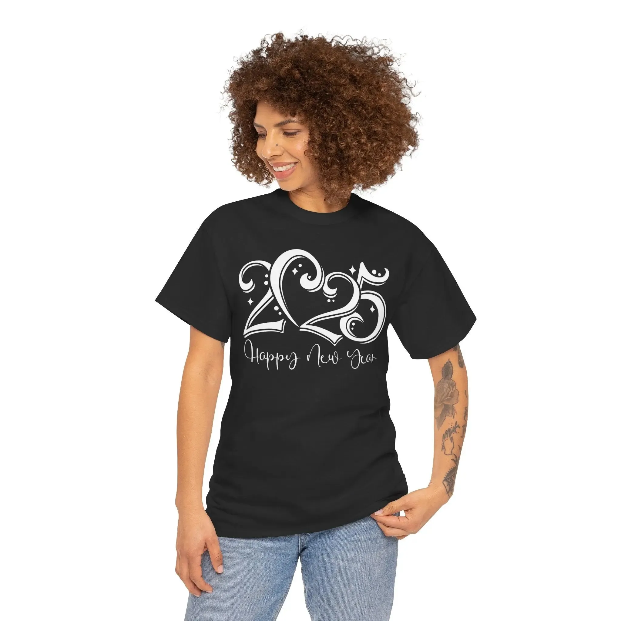 New Years 2025 Cotton Unisex T-shirt