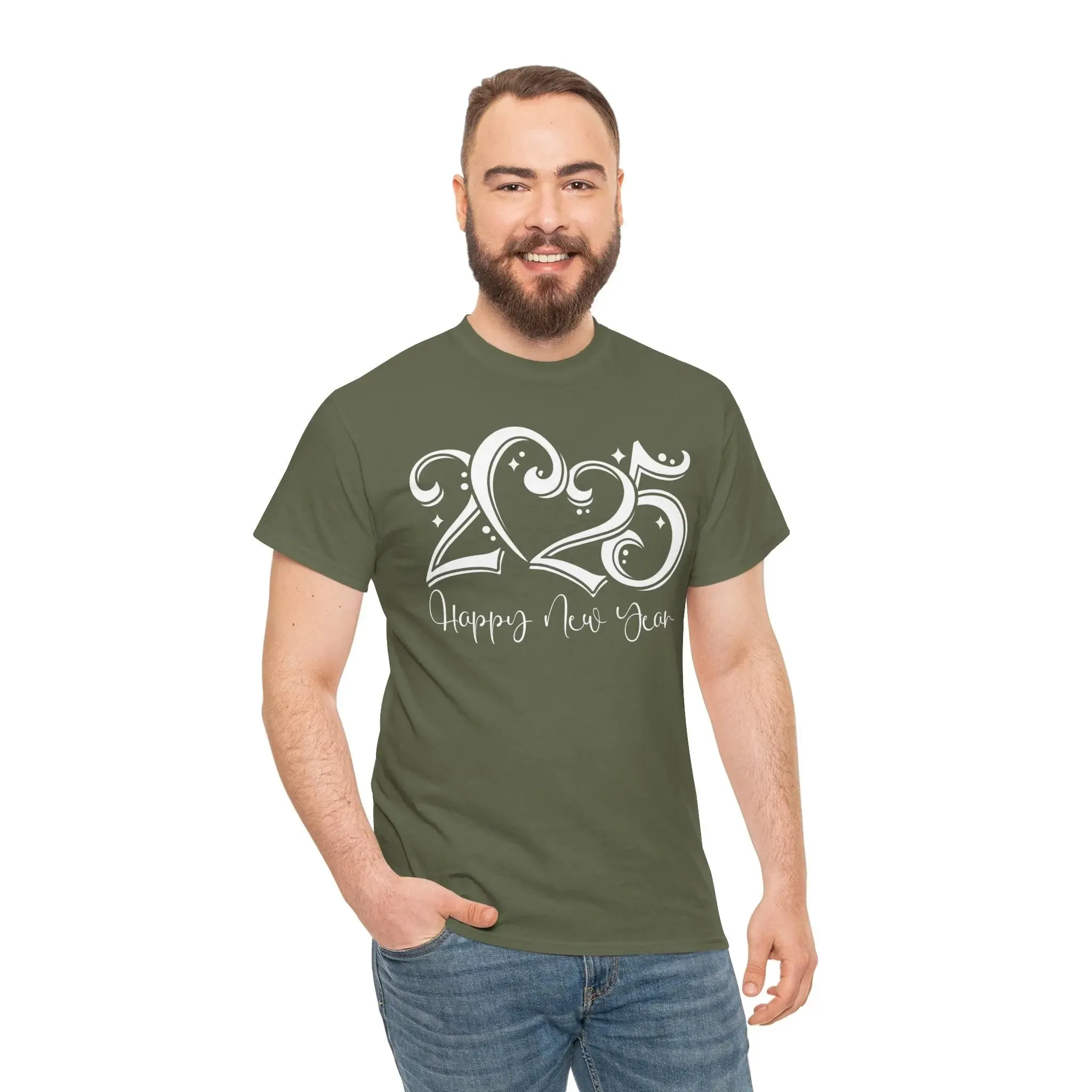 New Years 2025 Cotton Unisex T-shirt