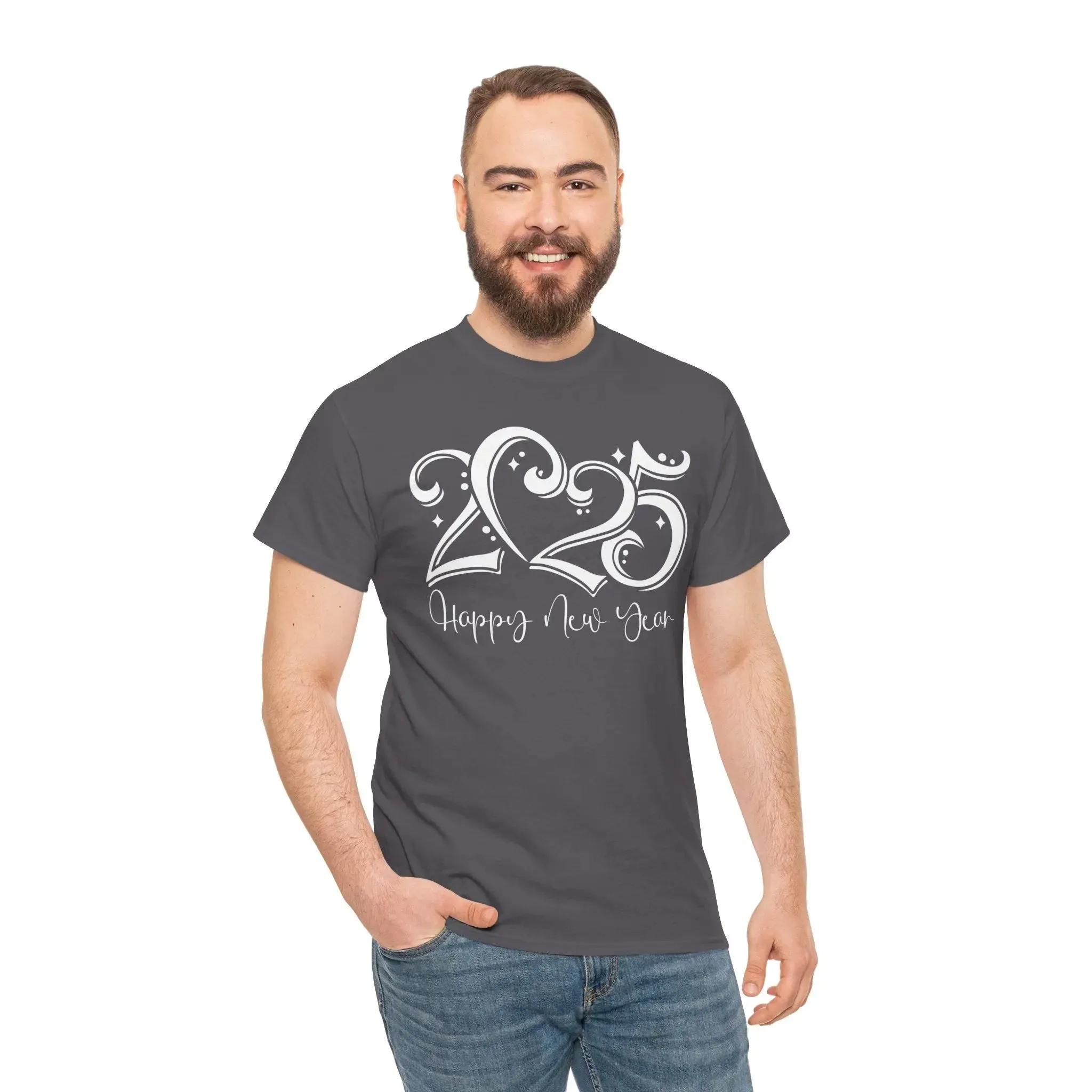 New Years 2025 Cotton Unisex T-shirt