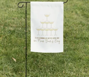 New Year's Day Garden Flag