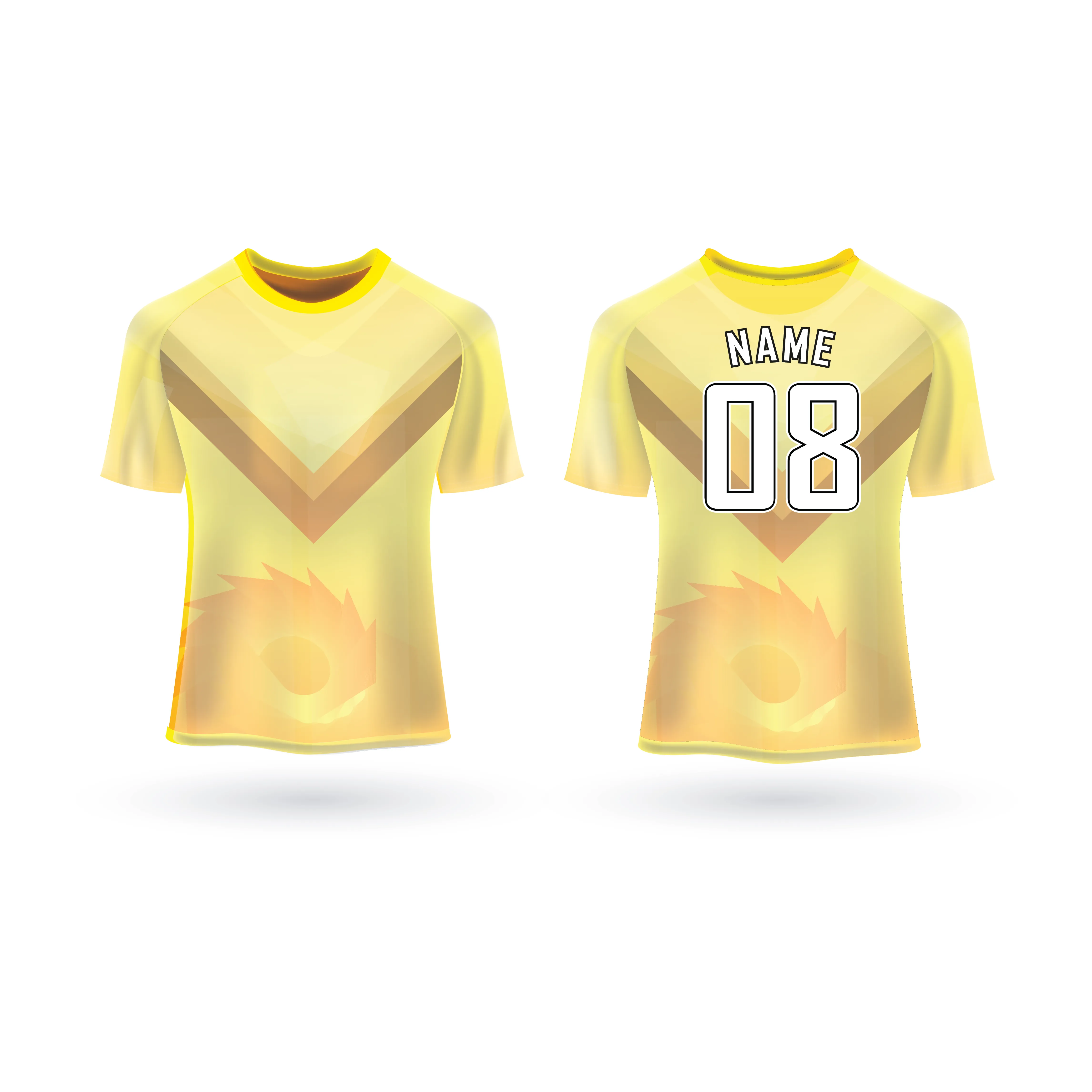 NEXT PRINT All Over Printed Customized Sublimation T-Shirt Unisex Sports Jersey Player Name & Number, Team Name NP50000290