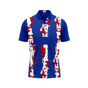 Next Print Customized Polo Neck Royal Blue Jersey NPTS31