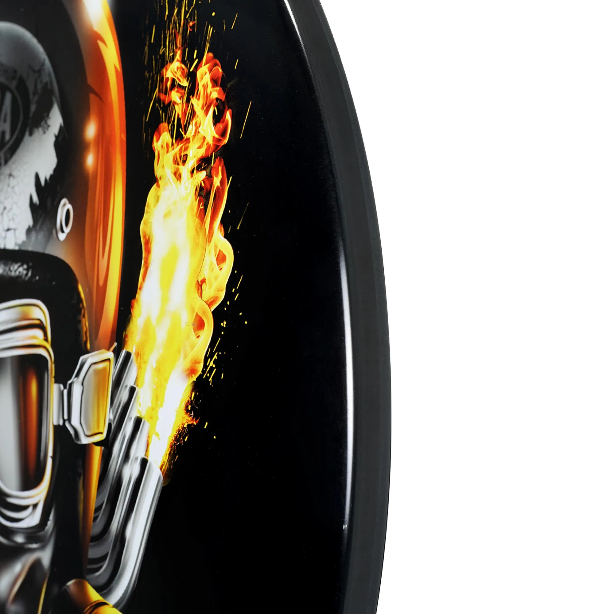 NHRA Gas Mask Helmet Dome Metal Wall Sign - 15.5" x 15.5"