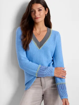 NIC ZOE Tipped Texture Sweater