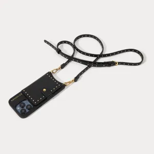 Nicole MagSafe Charging Crossbody Bandolier - Black/Gold