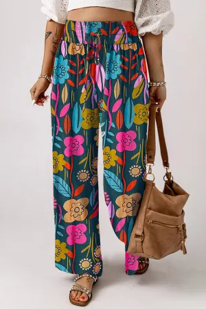 Night Garden Wide Legged Pants