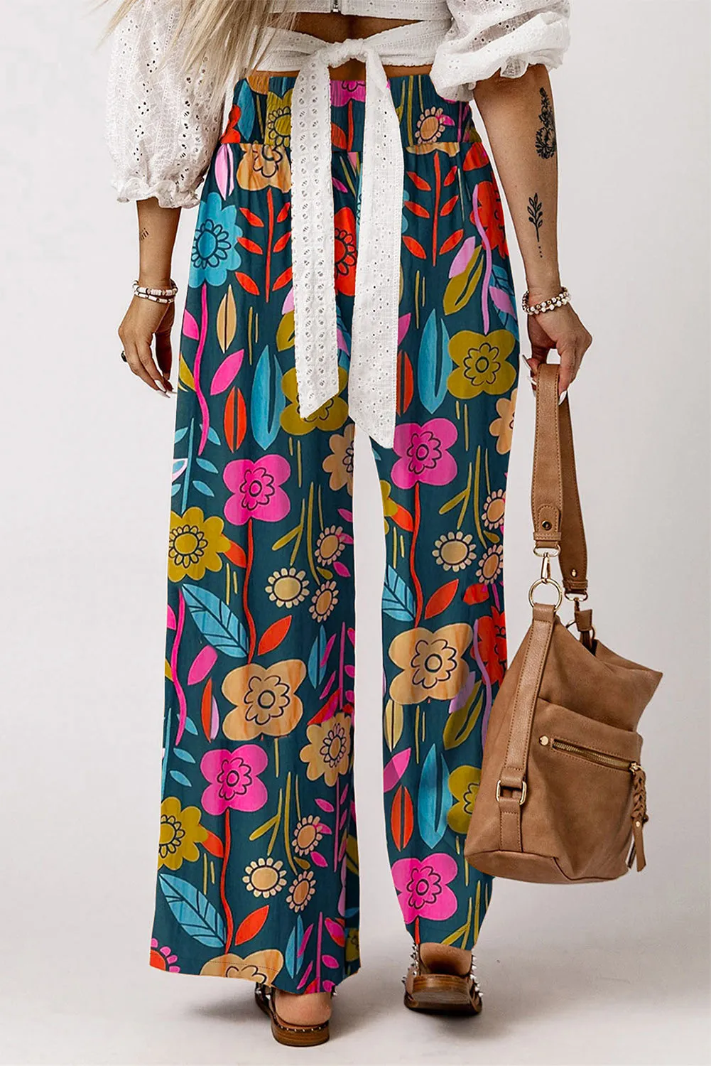 Night Garden Wide Legged Pants