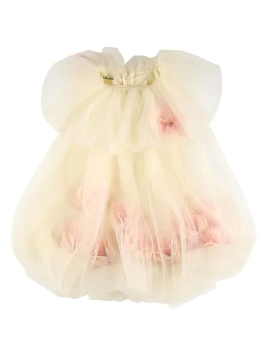 Nikolia   Tulle dress w/ appliqués 