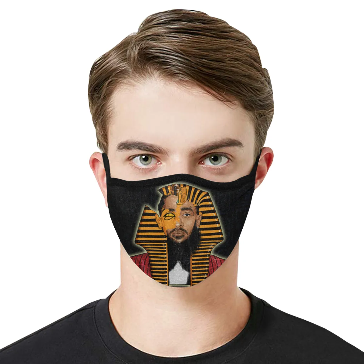 NIPSEY THA GREAT Mouth Mask in One Piece (2 Filters Included)