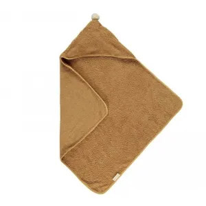 Nobodinoz So Cute Baby Bath Cape in Caramel