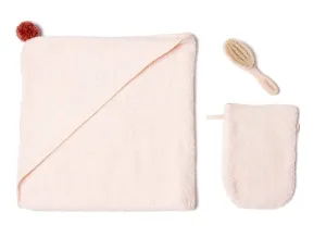 Nobodinoz So Cute Baby Bath Set in Dream Pink